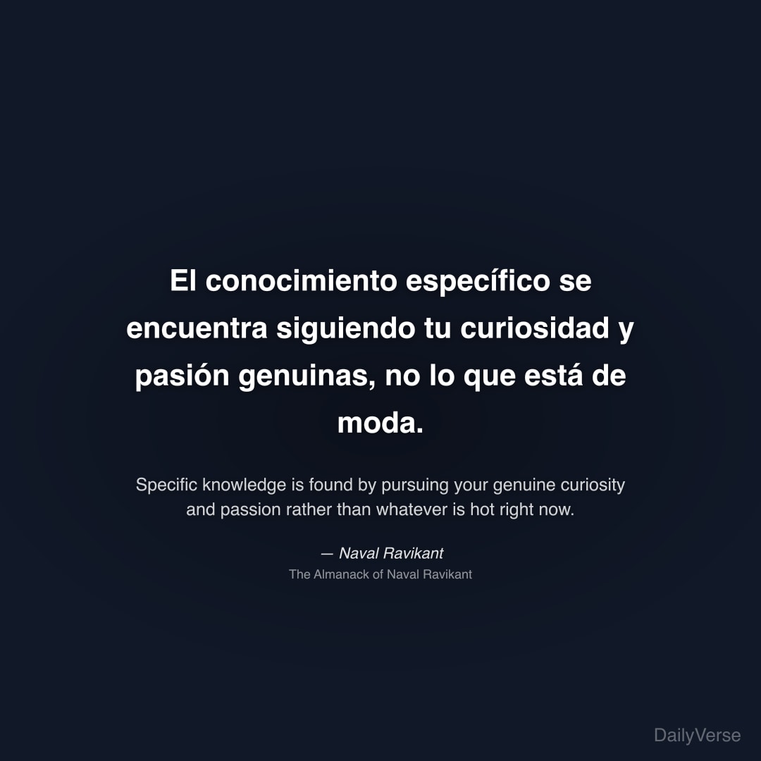 El conocimiento específico se encuentra siguiendo 