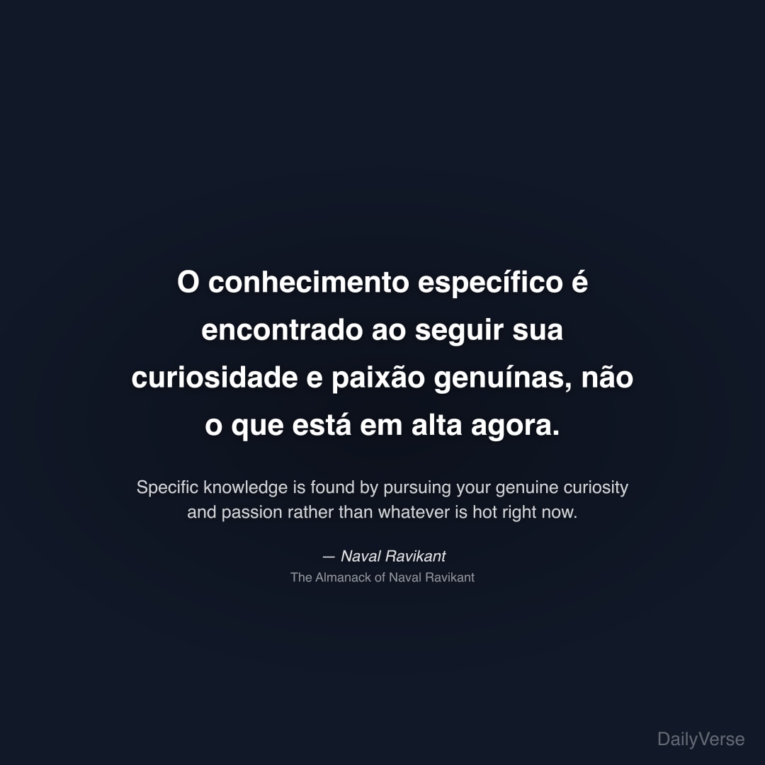 O conhecimento específico é encontrado a