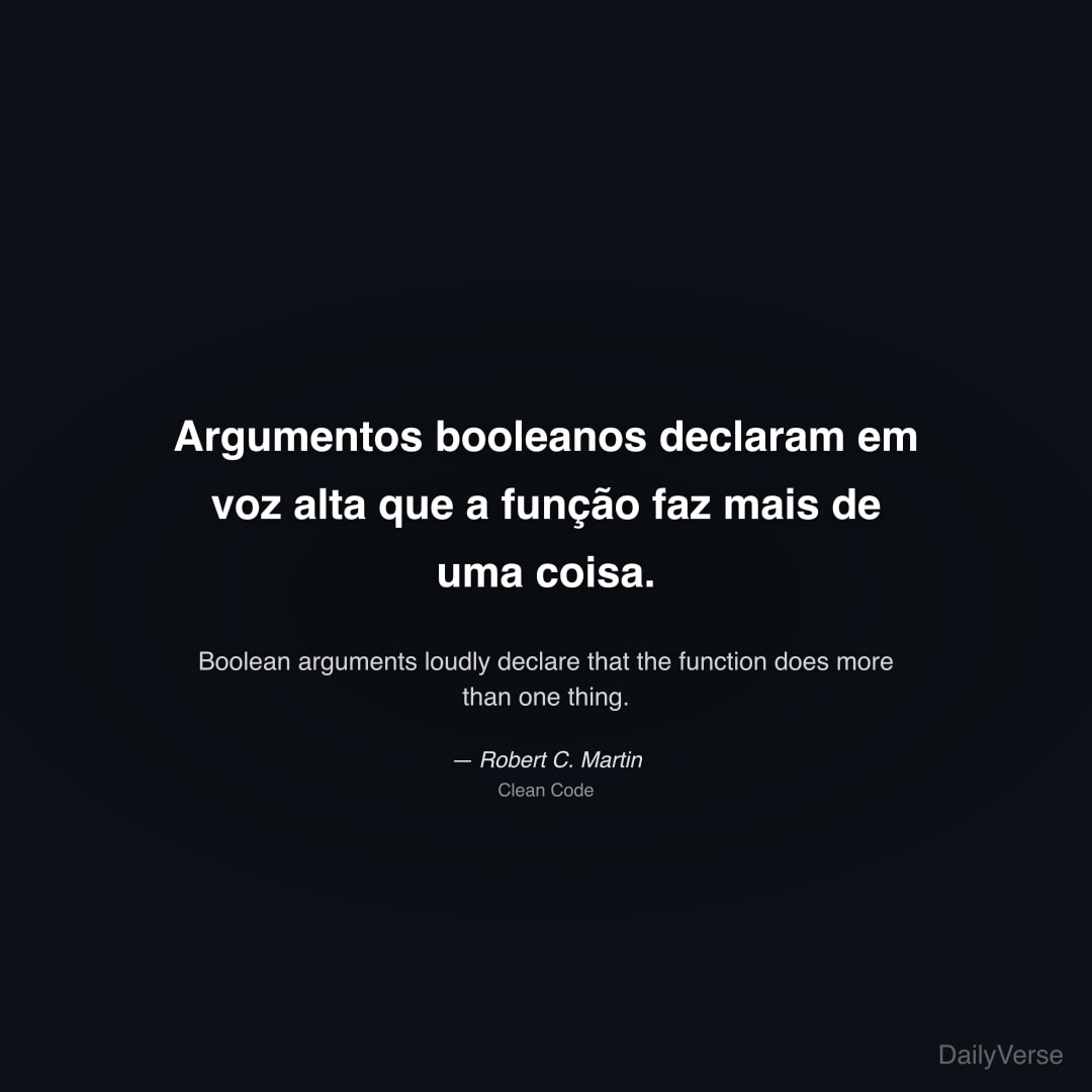 Argumentos booleanos declaram em voz alt