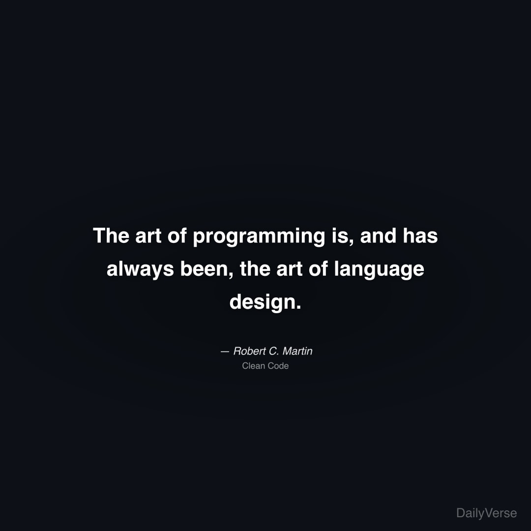The art of programming is, and has alway